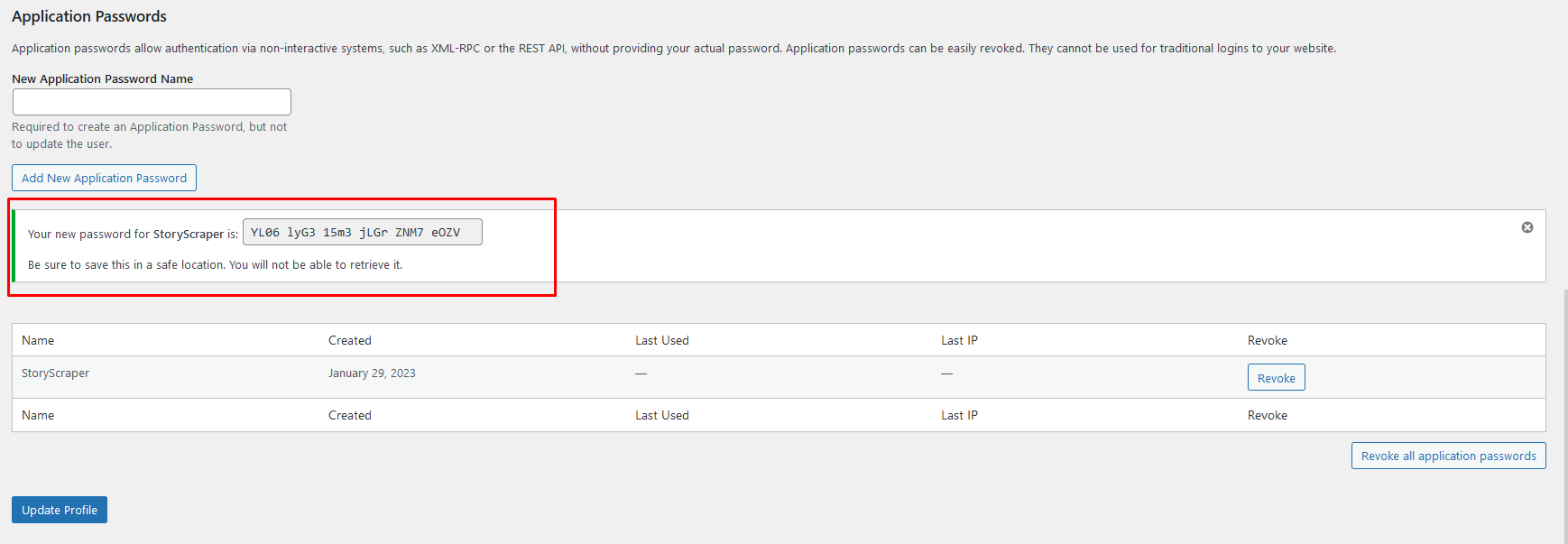 add-application-password-setting-page